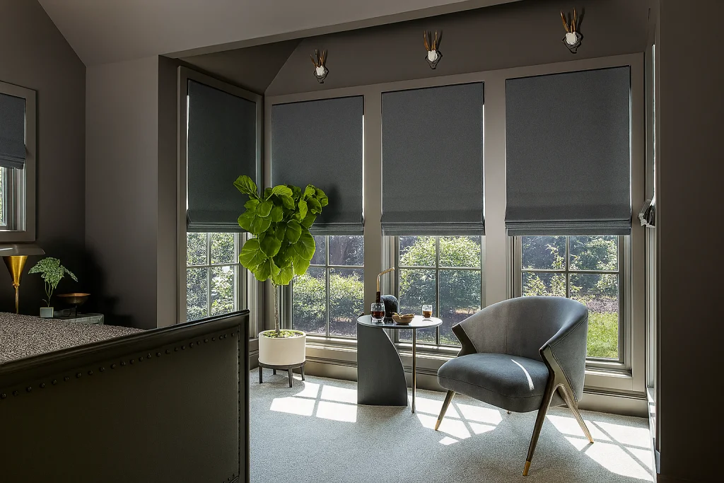 blackout roman shades