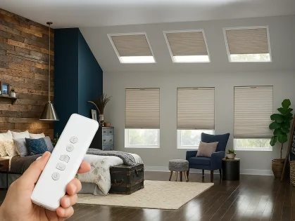 remote controlled skylight shades